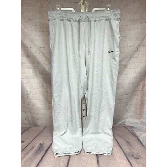 Nike Sportswear Essential Loose Fit Mid Rise Women Size 2X Cotton Jogger White - Picture 1 of 7